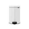 Kosz Pedałowy NEWICON 20L White metalowe wiaderko